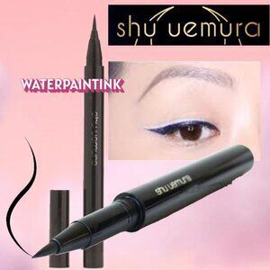 Shu Uemura Waterpaint Ink Liquid Eyeliner "Pure Black" NIB Full Size - 0.5 ml